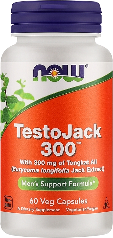 Капсули для репродуктивної функції чоловіків - Now Foods TestoJack 300 — фото N1