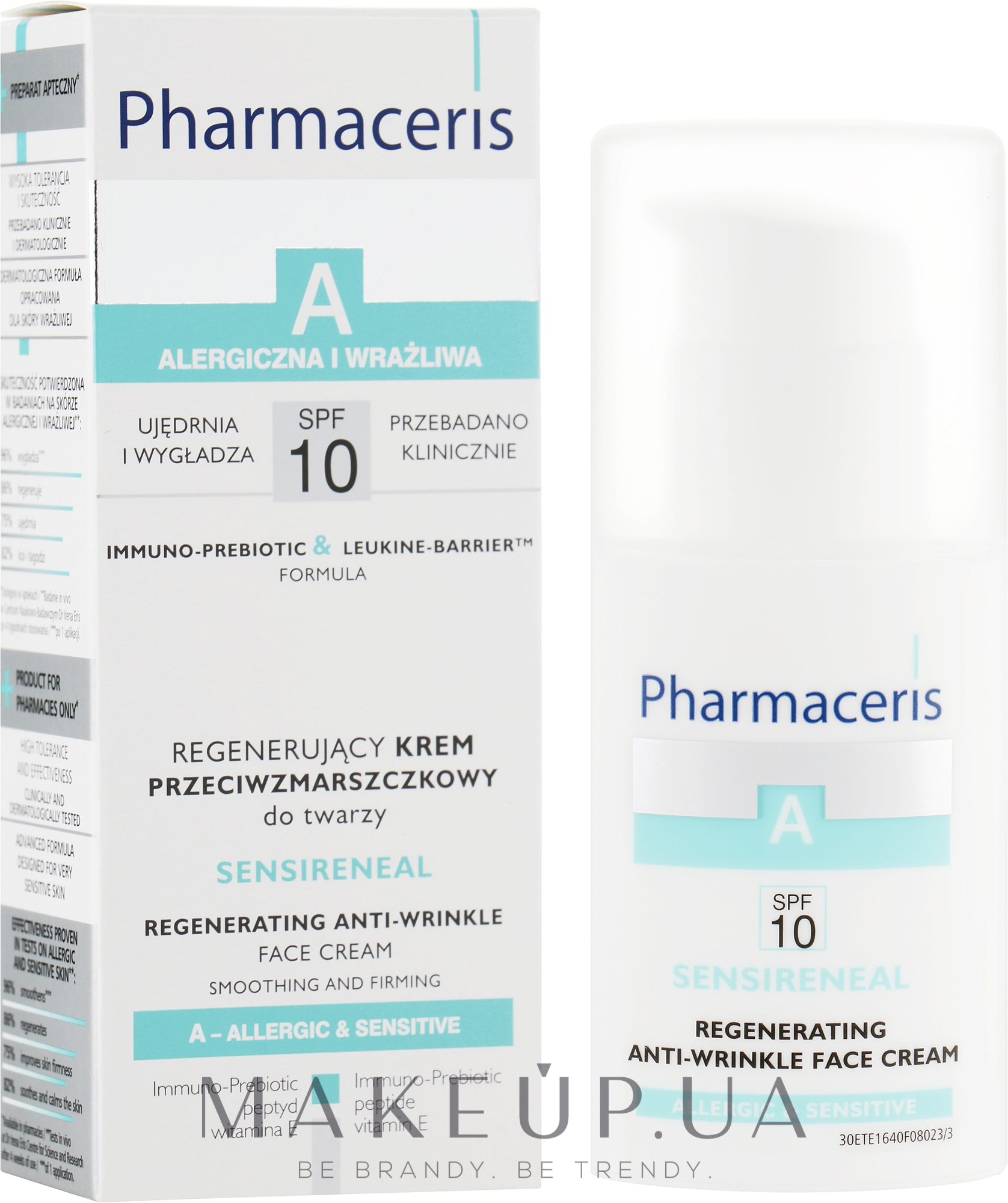 Інтенсивний крем для обличчя проти зморшок - Pharmaceris A Sensireneal Intensive Anti-Wrinkle Cream — фото 30ml