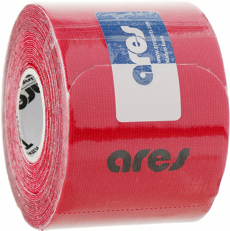 Кінезіо тейп "Red" - Ares Kinesio Tape Precut — фото N1