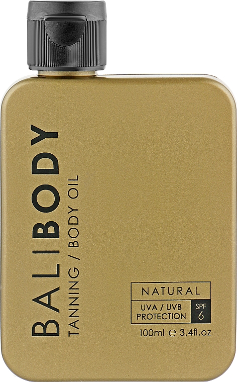 Універсальна олія для засмаги з кокосом із захистом - Bali Body Tanning Body Oil SPF6 — фото N1