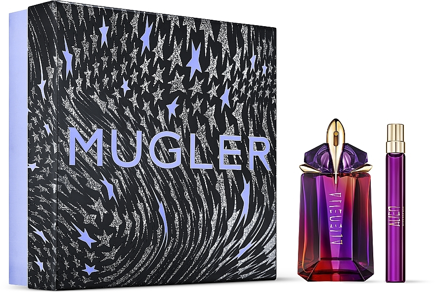 Mugler Alien Hypersense - Набор (edp/60ml + edp/10ml) — фото N1