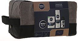 Парфумерія, косметика Набір - NIVEA MEN Sensitive Elegance (foam/200ml + af/sh/balm/100ml + deo/50ml + cr/75ml + bag)