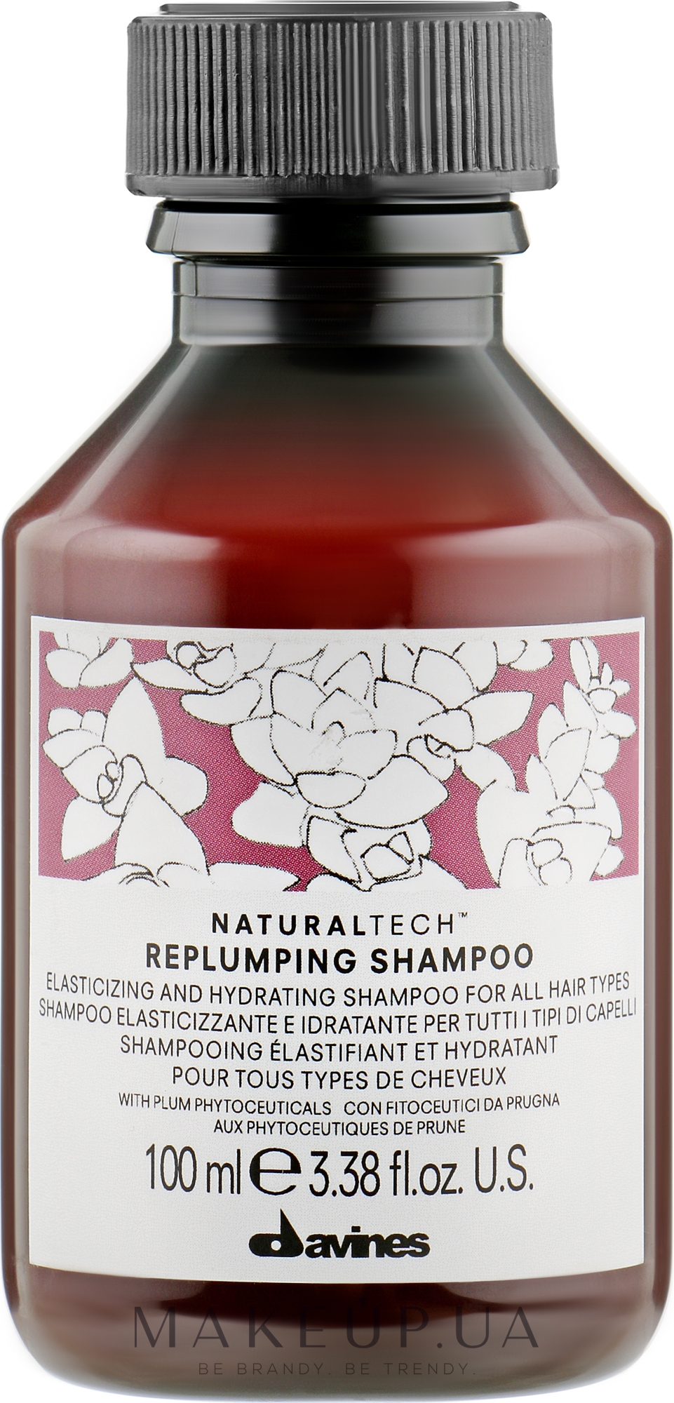 Уплотняющий шампунь - Davines Natural Tech Replumping Shampoo — фото 100ml