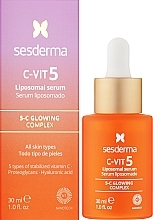 Сироватка для обличчя - Sesderma C-Vit 5 Liposome Serum — фото N2
