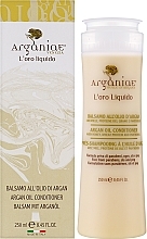 Кондиционер для всех типов волос с аргановым маслом, медом, протеинами и пантенолом - Arganiae L'oro Liquido Argan Oil Conditioner — фото N2