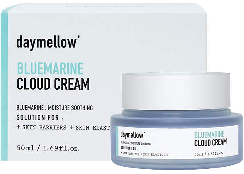 Зволожувальний заспокійливий крем для обличчя - Daymellow Bluemarine Cloud Cream — фото N2