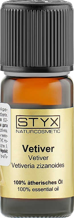 Эфирное масло "Ветивер" - Styx Naturcosmetic