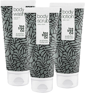 Набор - Australian Bodycare Anti-Blemish Body Kit (b/scrub/200ml + sh/gel/200ml + b/lot/200ml) — фото N2