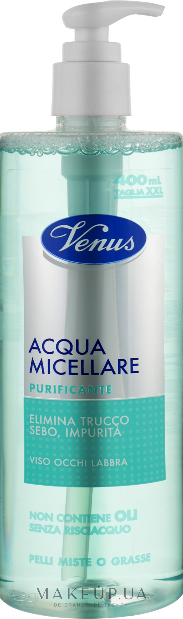 Очищувальна міцелярна вода - Venus Acqua Micellare Purificante — фото 400ml