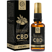 Духи, Парфюмерия, косметика Натуральное масло жожоба CBD 250mg - Dr. T&J Bio Oil