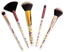 Набір пензлів для макіяжу, 5 шт. - Magic Studio Pin-Up Make-Up Brush Set — фото N2