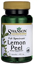 Парфумерія, косметика Харчова добавка "Лимонна шкірка", 400 мг - Swanson Full Spectrum Lemon Peel