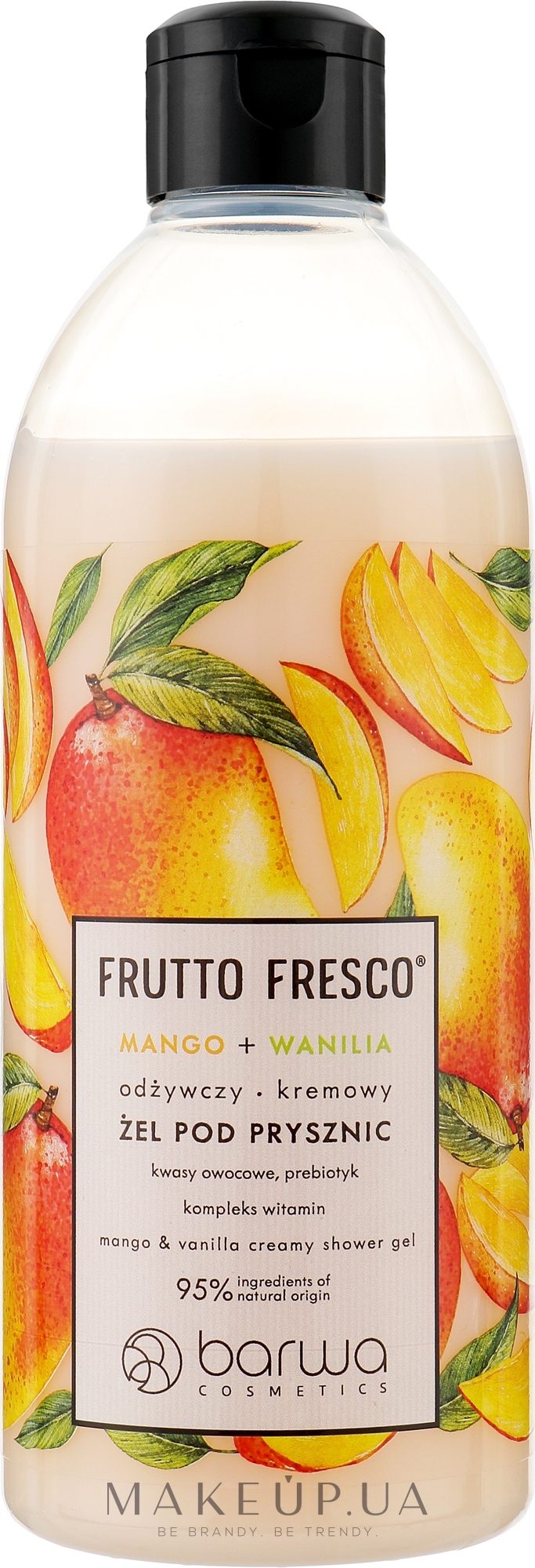 Питательный гель для душа "Манго и Ваниль" - Barwa Frutto Fresco Mango & Vanilla Creamy Shower Gel — фото 480ml