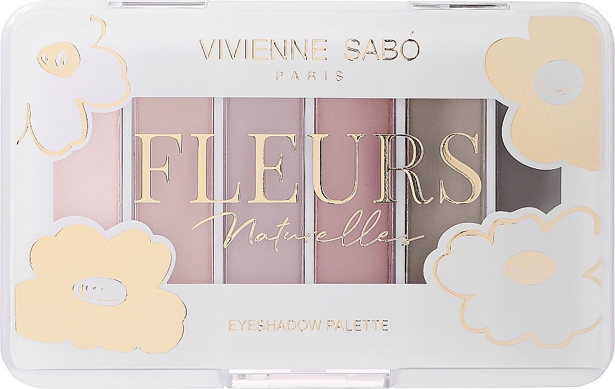 Палетка теней для век - Vivienne Sabo Fleurs Naturelles Eyeshadow Palette — фото N2