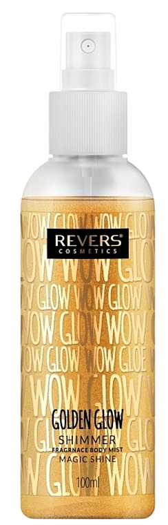 Мист для тела - Revers Golden Glow Shimmer Fragrance Body Mist  — фото N1