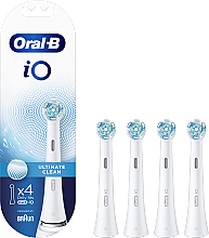 Насадки для електричної зубної щітки, білі - Oral-B Braun iO Ultimate Clean — фото N2