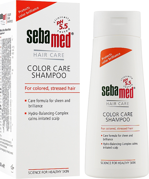 Шампунь для фарбованого волосся - Sebamed Classic Colour Care Shampoo — фото N2