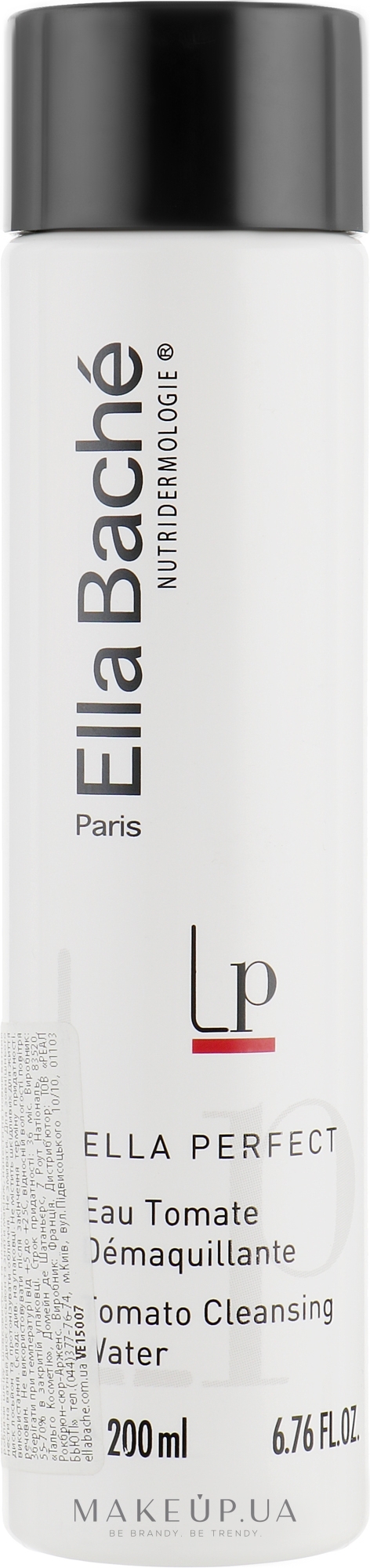 Томат-Мицеллярная вода для очищения лица и век - Ella Bache Ella Perfect Makeup Removal L'Eau Tomate Demaquillante — фото 200ml
