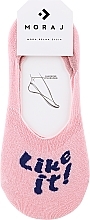 Жіночі шкарпетки-слідки CBD200-358, рожеві - Moraj — фото N1