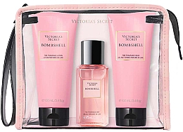 Духи, Парфюмерия, косметика Victoria's Secret Bombshell - Набор (b/mist/75ml + b/lot/100ml + sh/gel/100ml + bag/1pcs)