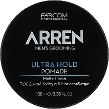 Помадка для укладки волос - Arren Men's Grooming Pomade Ultra Hold  — фото N1