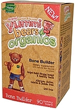 Парфумерія, косметика Органічні вітаміни для дітей - Hero Nutritionals Yummi Bears Organics Bone Builder