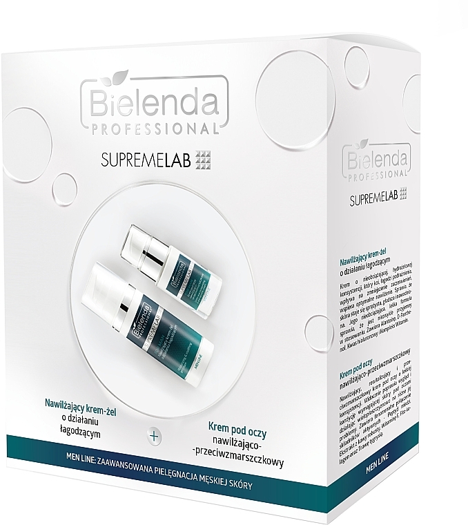 Набор - Bielenda Professional SupremeLab For Man (f/cr/50ml + eye/cr/15ml) — фото N1