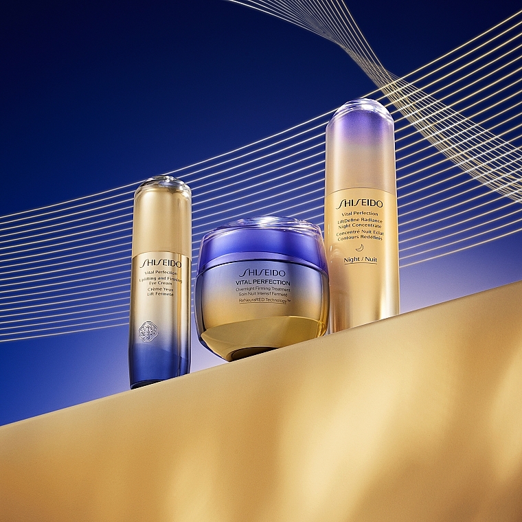 Ночной укрепляющий уход для лица - Shiseido Vital Perfection Overnight Firming Treatment (сменный блок) — фото N4