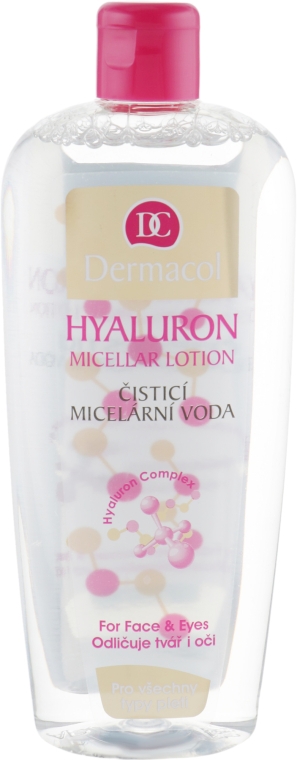 Мицеллярная вода с гиалуроновой кислотой - Dermacol Hyaluron Micellar Lotion
