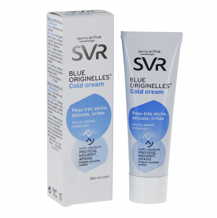 Колд крем для лица взрослым. Колд крем для лица. SVR Cold Cream. SVR синий косметика. Колд крем для детей какой лучше.