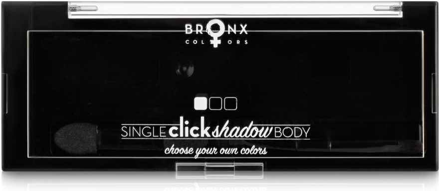 Футляр для тіней - Bronx Colors Single Slide Shadow Body