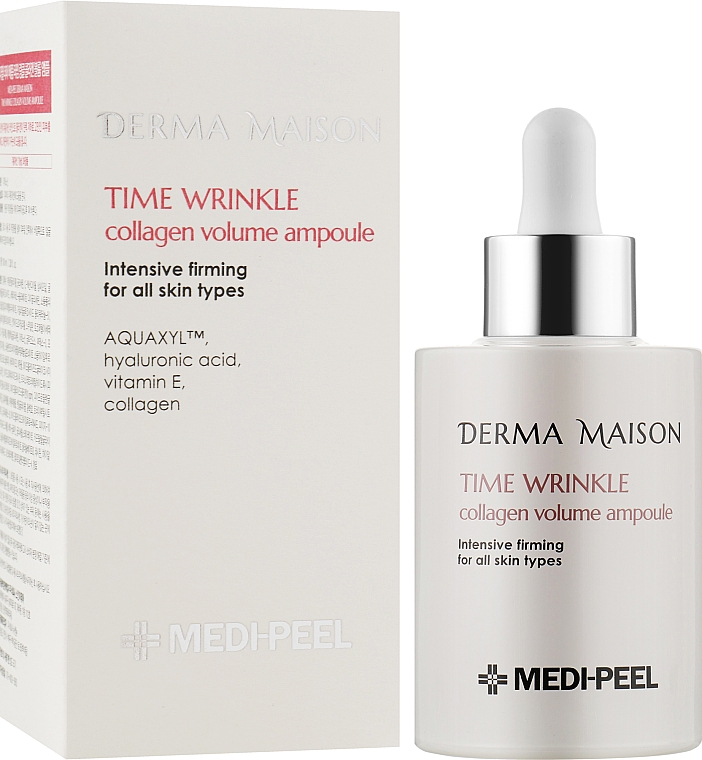 Ампульная сыворотка с коллагеном - Medi Peel Derma Maison Time Wrinkle Collagen Volume Ampoule — фото N2