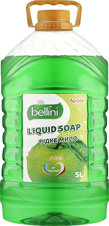 Жидкое мыло с ароматом зеленого яблока - Bellini Life (канистра)