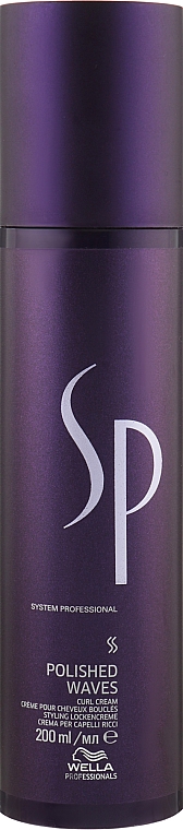 Крем для хвилястого волосся - Wella Sp Polished Waves Curls Cream With Hold — фото N1