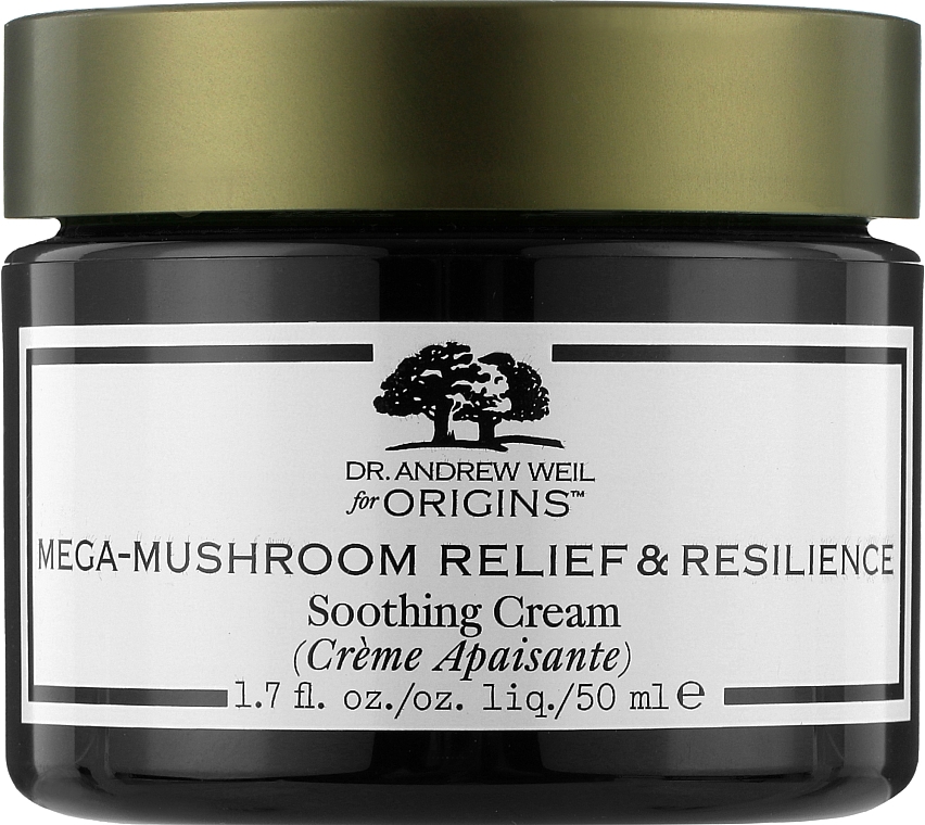 Зволожувальний заспокійливий крем для обличчя - Origins Dr. Weil Mega-Mushroom Relief & Resilience Soothing Cream — фото N1