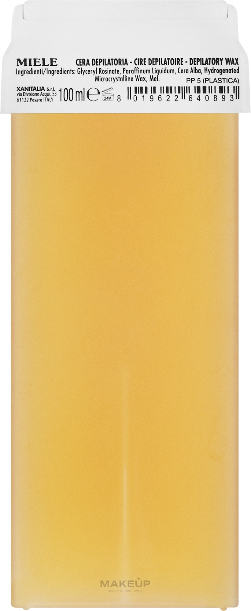 Воск для депиляции в картридже - Xanitalia Honey Depilatory Wax — фото 100ml