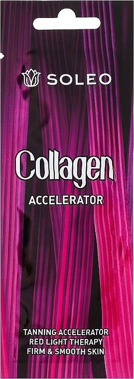 Лосьон для солярия с омолаживающим эффектом - Soleo Collagen Accelerator (мини) — фото N1