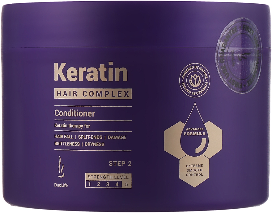 Кондиціонер для волосся з кератином - DuoLife Kreatin Hair Complex Advanced Formula Conditioner — фото N1