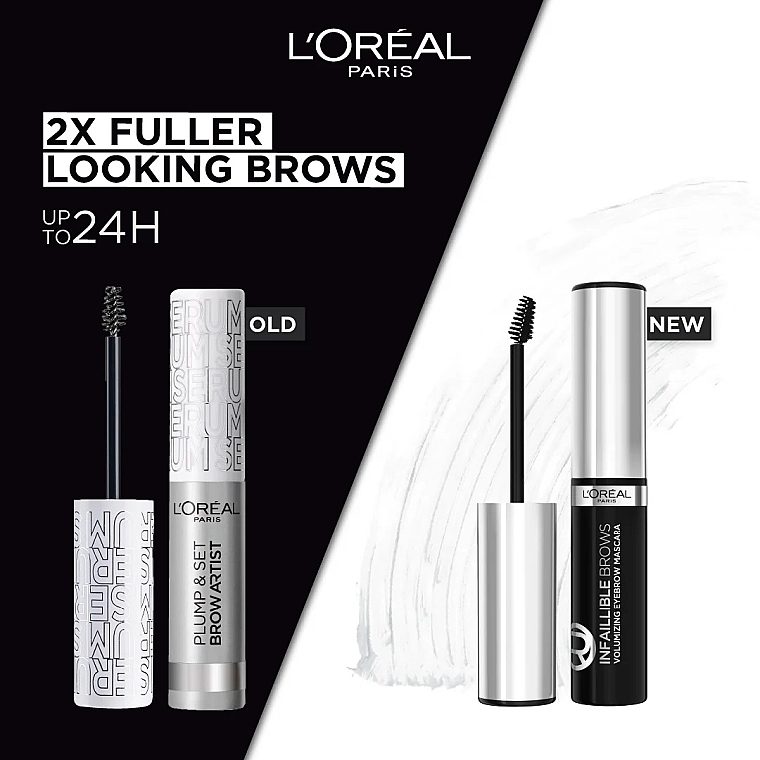 Сыворотка для бровей, бесцветная - L'Oreal Paris Brow Artist Plump & Set Serum — фото N3