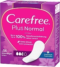 Гигиенические ежедневные прокладки, 56шт - Carefree Plus Original Fresh Scent Pantyliners — фото N11