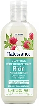 Шампунь для волос с касторовым маслом и растительным кератином - Natessance — фото N1