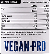 Протеїн - Applied Nutrition Vegan Pro Chocolate Protein Blend — фото N3