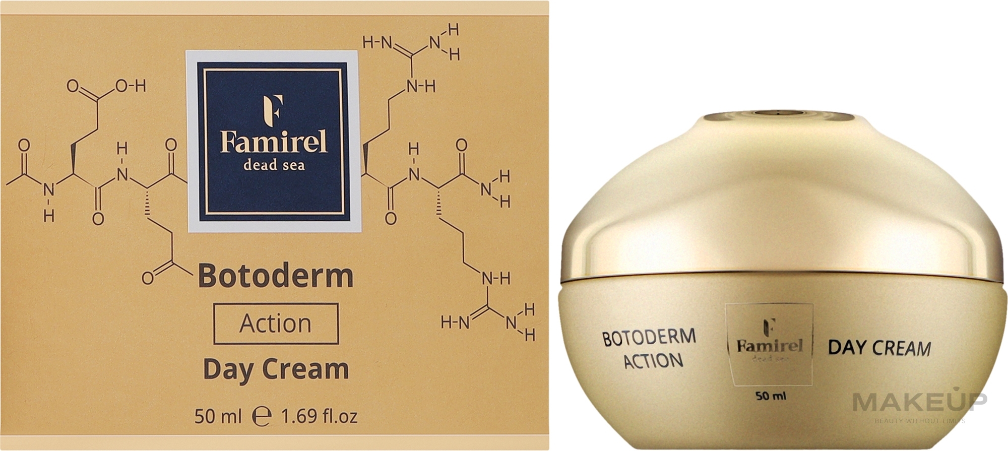 Денний крем для обличчя проти зморшок - Famirel Botoderm Active Day Cream — фото 50ml