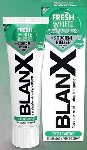 Отбеливающая зубная паста - Blanx Fresh White Toothpaste Limited Edition — фото N2