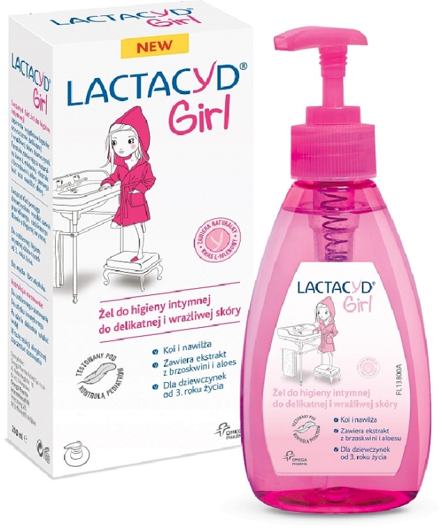 Детское средство для интимной гигиены "Girl" - Lactacyd Girl Intimate Hygiene Gel