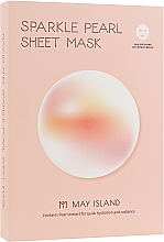Тканевая маска для сияния кожи с жемчугом - Sparkle Pearl Sheet Mask — фото N3