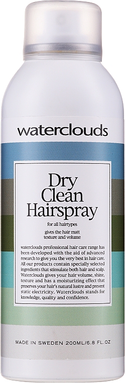 Сухой шампунь - Waterclouds Volume Dry Clean Hairspray — фото N1