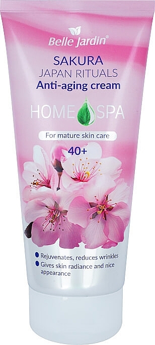 Антивозрастной крем для лица - Belle Jardin Home Spa Sakura Japan Rituals Cream — фото N1