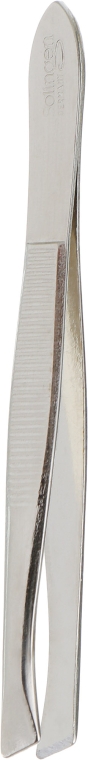 Пінцет для брів "Зебра" прямой 06-0444 - Niegelon Solingen — фото N1