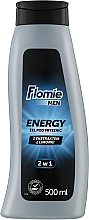 Гель для душа 2в1 "Лайм" - Flomie Men Energy — фото N1